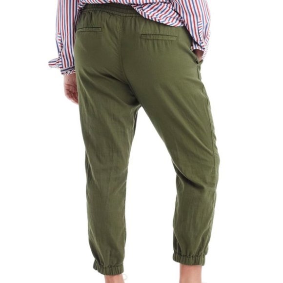J.Crew Galicia Pull-On Cargo Pants Deep Moss Green Size 2 - Picture 2 of 8